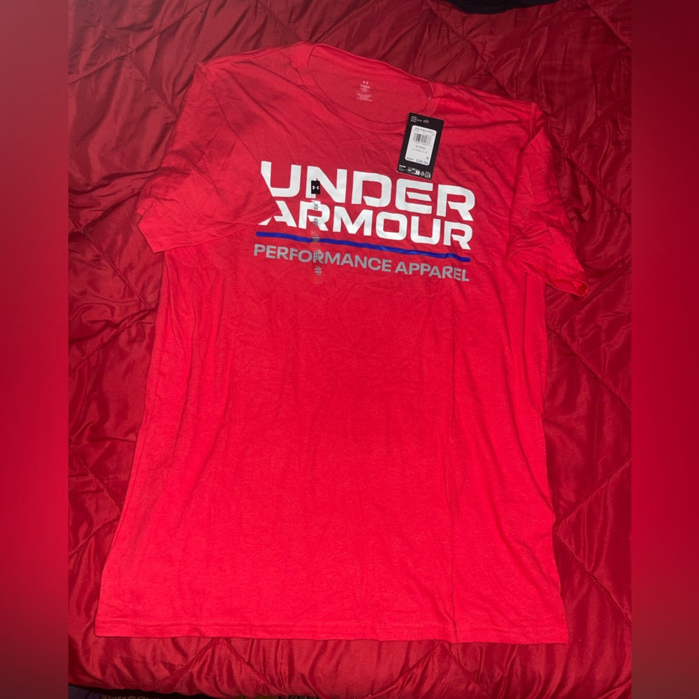 Under Armour Bold Red Short Sleeve Tee
